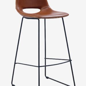 Kave Home – Barstol Ziggy 2-pack, 75 cm – Brun – Barstolar & pallar – Från Homeroom