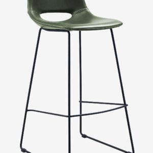 Kave Home – Barstol Ziggy 2-pack, 75 cm – Grön – Barstolar & pallar – Från Homeroom