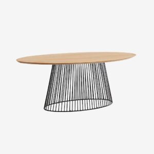 Kave Home – Bord Leska 200 x 110 cm – Flerfärgad – Matbord – Från Homeroom