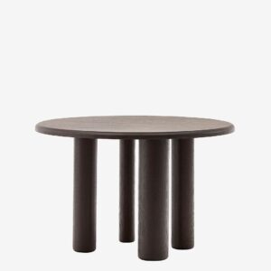 Kave Home – Bord Mailen 120 cm – Svart – Matbord – Från Homeroom