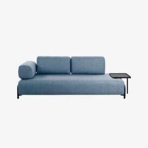 Kave Home – COMPO soffa 3-sits – Blå – 3-sits soffor – Från Homeroom