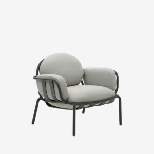 Kave Home – Fåtölj Joncols – Grå – Utefåtöljer – Från Homeroom