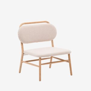 Kave Home – Fåtölj – helda – Beige – Fåtöljer – Från Homeroom