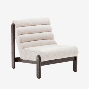 Kave Home – Fåtölj – magira – Vit – Fåtöljer – Från Homeroom