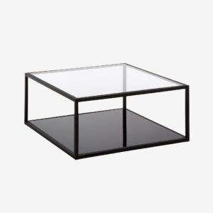 Kave Home – GREENHILL soffbord 80×80 cm – Transparent – Soffbord – Från Homeroom