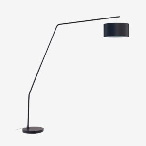 Kave Home – Golvlampa Ciana – Svart – Golvlampor – Från Homeroom