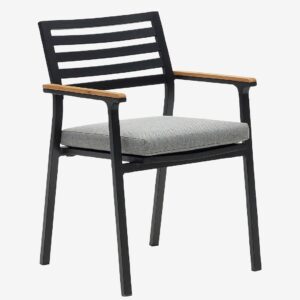 Kave Home – Karmstol Bona, 4-pack – Svart – Matstolar – Från Homeroom