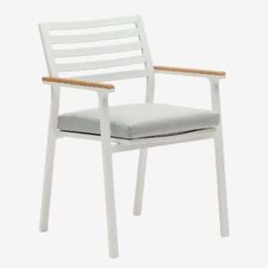 Kave Home – Karmstol Bona, 4-pack – Vit – Matstolar – Från Homeroom