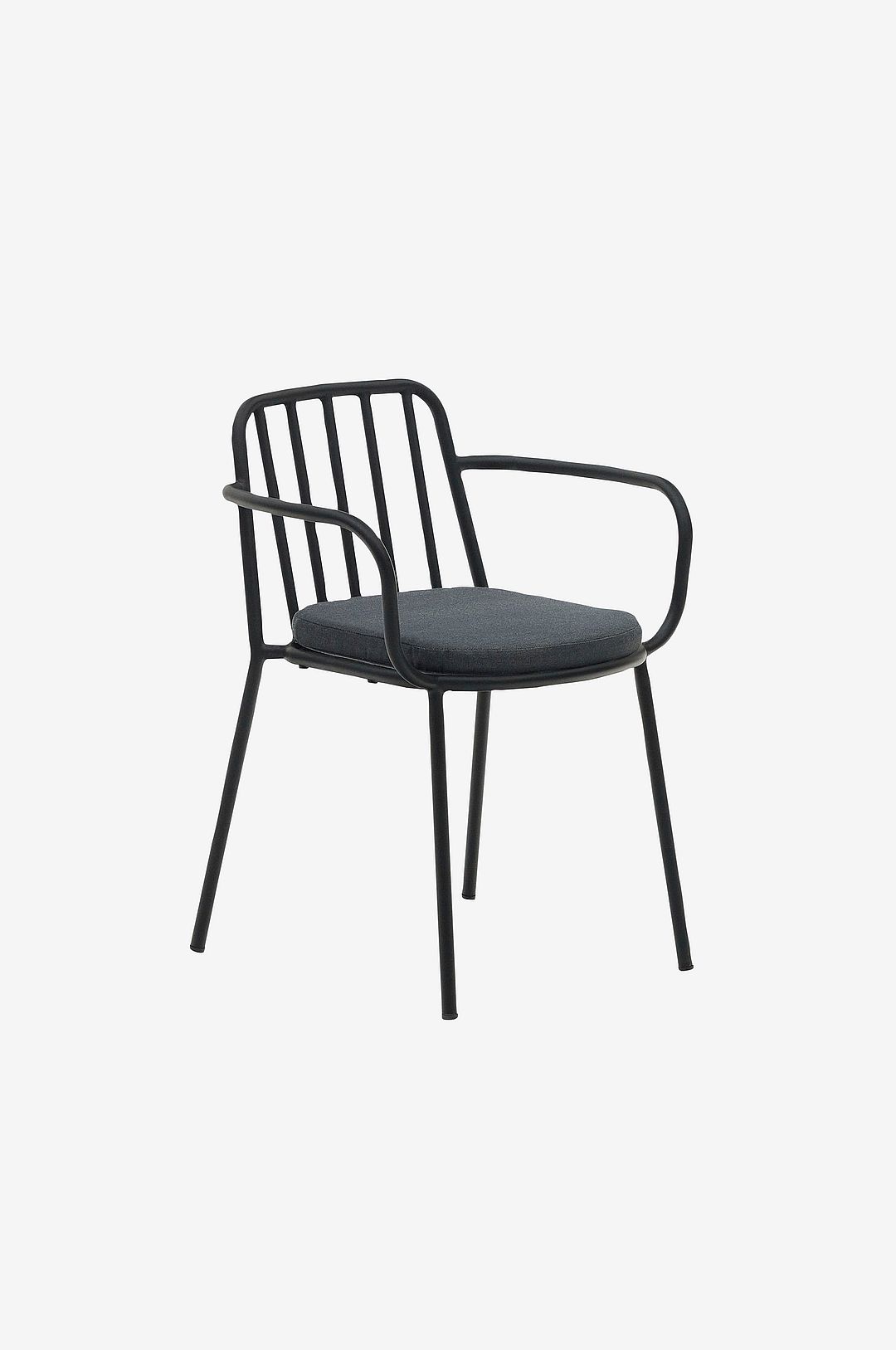 Kave Home – Karmstol Bramant, 4-pack – Svart – Matstolar – Från Homeroom