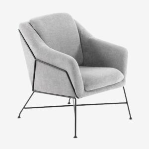 Kave Home – Karmstol Brida – Grå – Fåtöljer – Från Homeroom