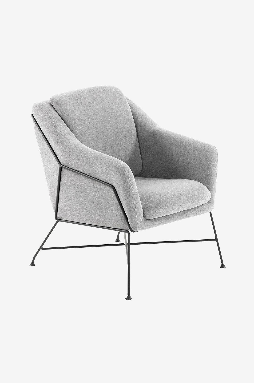 Kave Home – Karmstol Brida – Grå – Fåtöljer – Från Homeroom