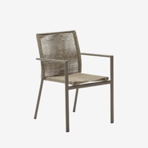 Kave Home – Karmstol Culip, 4-pack – Brun – Matstolar – Från Homeroom