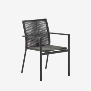 Kave Home – Karmstol Culip, 4-pack – Grå – Matstolar – Från Homeroom