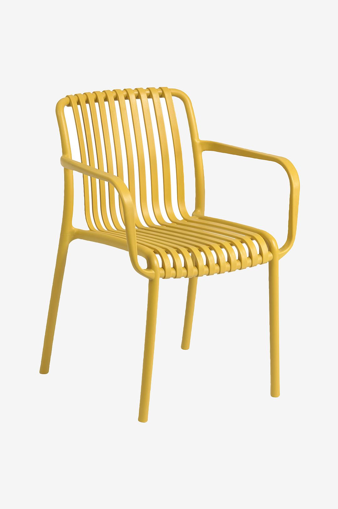 Kave Home – Karmstol Isabellini, 4-pack – Gul – Matstolar – Från Homeroom