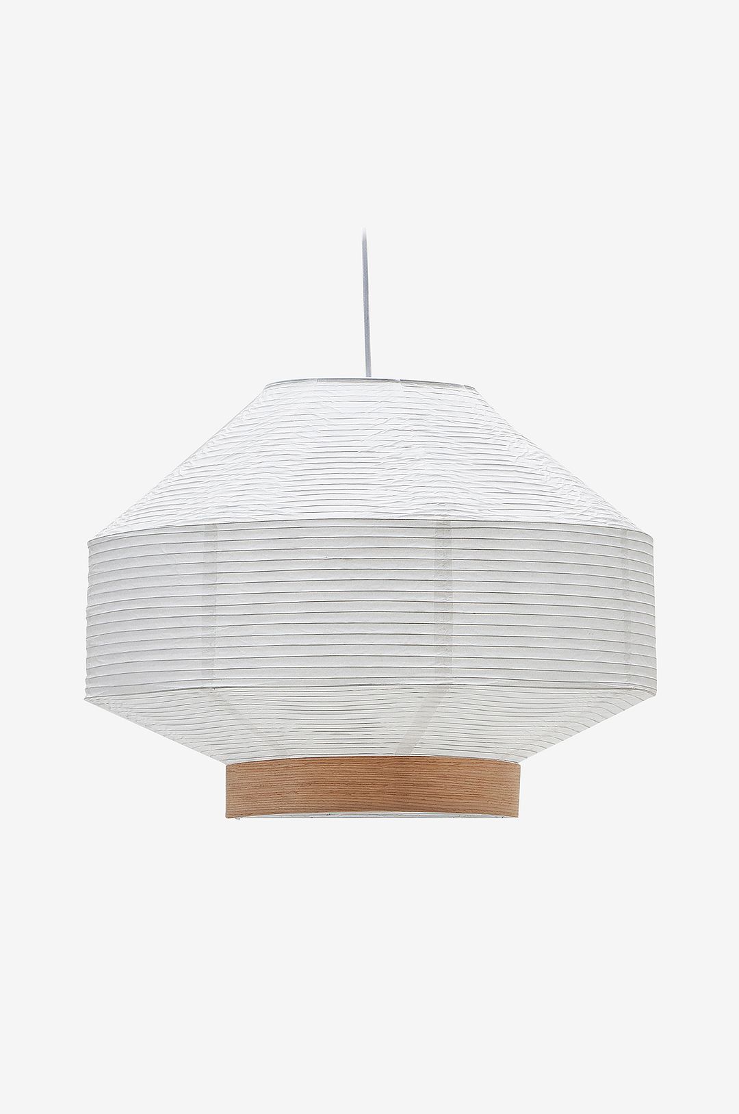 Kave Home – Lampskärm Hila Ø 55 cm – Vit – Takpendlar – Från Homeroom