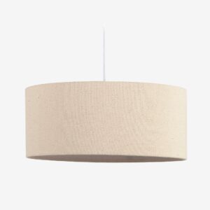 Kave Home – Lampskärm Nazli Ø 50 cm – Vit – Takpendlar – Från Homeroom