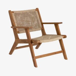 Kave Home – Loungestol Geralda – Brun – Fåtöljer – Från Homeroom