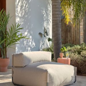 Kave Home – Loungestol Square – Grön – Utefåtöljer – Från Homeroom