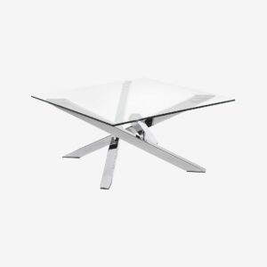 Kave Home – MIKADO soffbord 90×90 cm – Transparent – Soffbord – Från Homeroom