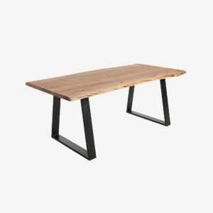 Kave Home – Matbord Alaia, 90 x 180 cm – Gul – Matbord – Från Homeroom