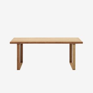 Kave Home – Matbord Canadell, 90 x 180 cm – Brun – Matbord utomhus – Från Homeroom