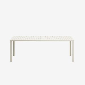 Kave Home – Matbord Culip, 100 x 220 cm – Vit – Matbord utomhus – Från Homeroom