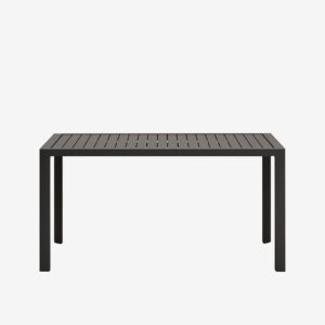 Kave Home – Matbord Culip, 77 x 150 cm – Grå – Matbord utomhus – Från Homeroom