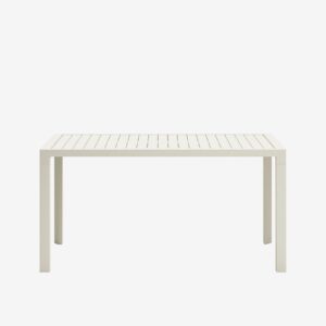 Kave Home – Matbord Culip, 77 x 150 cm – Vit – Matbord utomhus – Från Homeroom