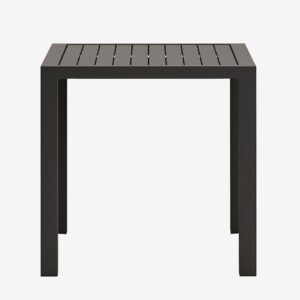 Kave Home – Matbord Culip, 77 x 77 cm – Grå – Matbord utomhus – Från Homeroom