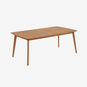 Kave Home – Matbord Gaby, 100 x 183-240 cm – Flerfärgad – Matbord – Från Homeroom