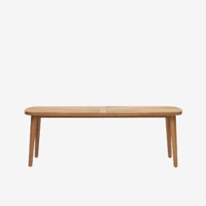 Kave Home – Matbord Maset, 100 x 225 cm – Brun – Matbord utomhus – Från Homeroom