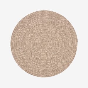 Kave Home – Matta Rodhe Ø 150 cm – Brun – Plastmattor – Från Homeroom
