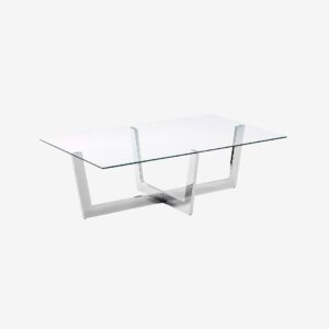 Kave Home – PLUM soffbord 70×120 cm – Transparent – Soffbord – Från Homeroom