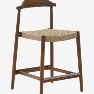 Kave Home – Pall Nina – Brun – Barstolar & pallar – Från Homeroom