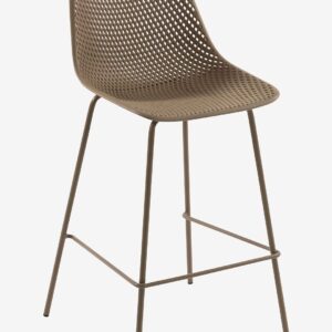 Kave Home – Pall Quinby sitthöjd 65 cm, 4-pack – Brun – Barstolar & pallar – Från Homeroom