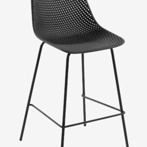 Kave Home – Pall Quinby sitthöjd 65 cm, 4-pack – Grå – Barstolar & pallar – Från Homeroom