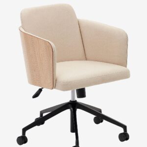 Kave Home – Skrivbordsstol Madai – Brun – Skrivbordsstolar – Från Homeroom