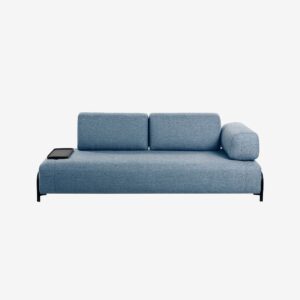 Kave Home – Soffa 3-sits Compo – Blå – 3-sits soffor – Från Homeroom