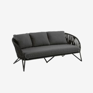 Kave Home – Soffa Branzie, 3-sits – Grå – Loungesoffor – Från Homeroom