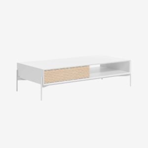 Kave Home – Soffbord Marielle, 70 x 147 cm – Grå – Soffbord – Från Homeroom