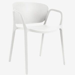 Kave Home – Stol Ania, 4-pack – Vit – Matstolar – Från Homeroom