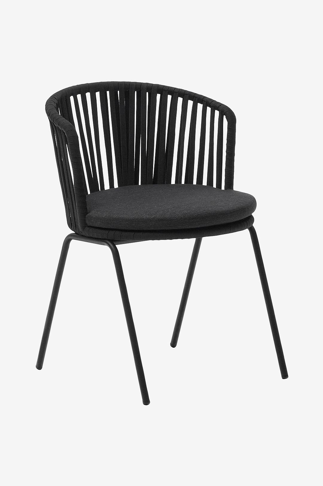 Kave Home – Stol Saconca, 4-pack – Svart – Matstolar – Från Homeroom