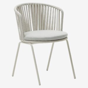 Kave Home – Stol Saconca, 4-pack – Vit – Matstolar – Från Homeroom