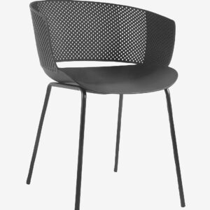 Kave Home – Stol Yeray, 4-pack – Svart – Matstolar – Från Homeroom