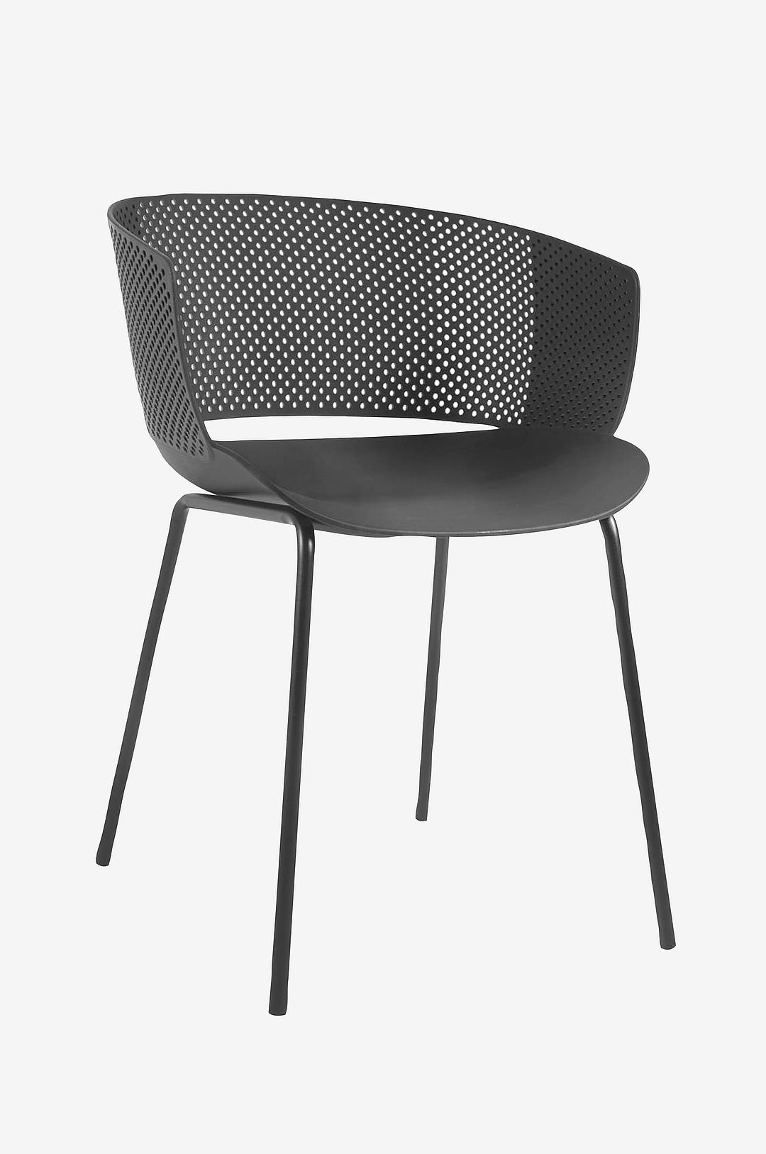 Kave Home – Stol Yeray, 4-pack – Svart – Matstolar – Från Homeroom