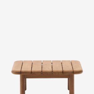 Kave Home – Turqueta soffbord tillverkat av massivt teakträ, 70 x 70 cm, 100%. Fsc – Brun – Soffbord utomhus – Från Homeroom