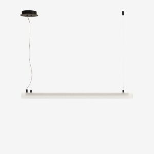 Kave Home – Vauxall taklampa i metall och frostat glas – Svart – Takpendlar – Från Homeroom