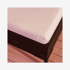 Kayori – Dra på lakan – Shizu – Vit – Dra-på-lakan – Från Homeroom