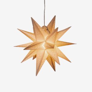 Konstsmide – 3-D Pappersstjärna LED höjd 45 cm – Vit – Adventsstjärnor – Från Homeroom