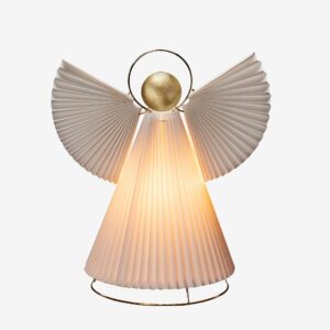 Konstsmide – Dekoration pappersängel 36 cm – Vit – Dekorativ julbelysning – Från Homeroom